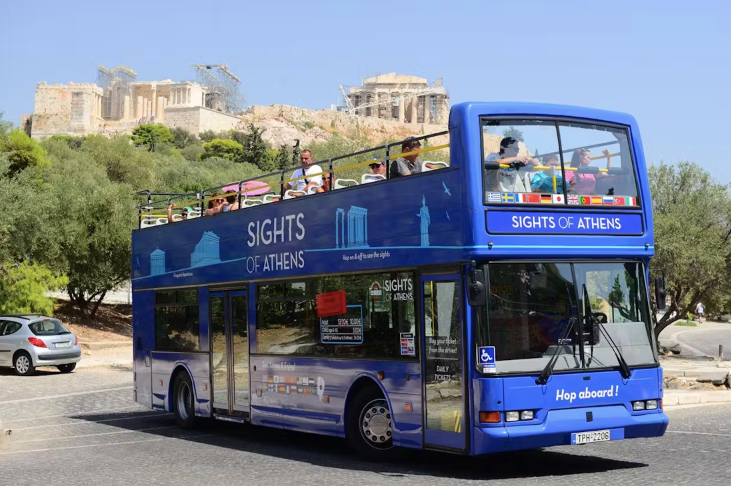 Athens, Piraeus, and Coastline Hop-On Hop-Off Bus Tour
